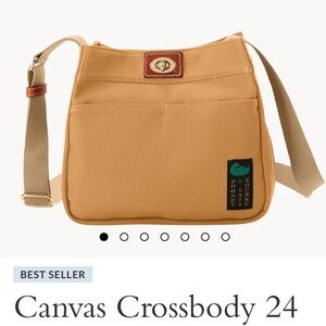 Dooney & Bourke Camel Canvas Messenger Bag
